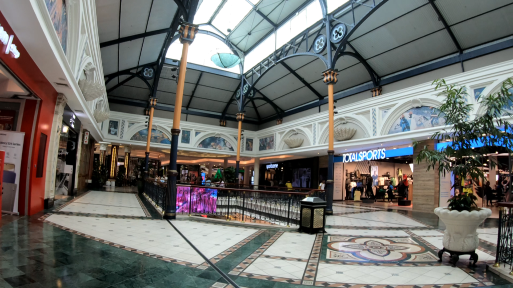 Inside Canal Walk Shopping Center