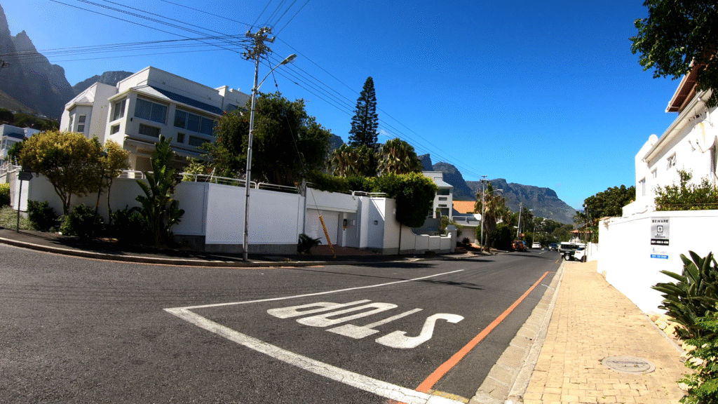 Beautiful view of Camps Bay Beach from the Hill