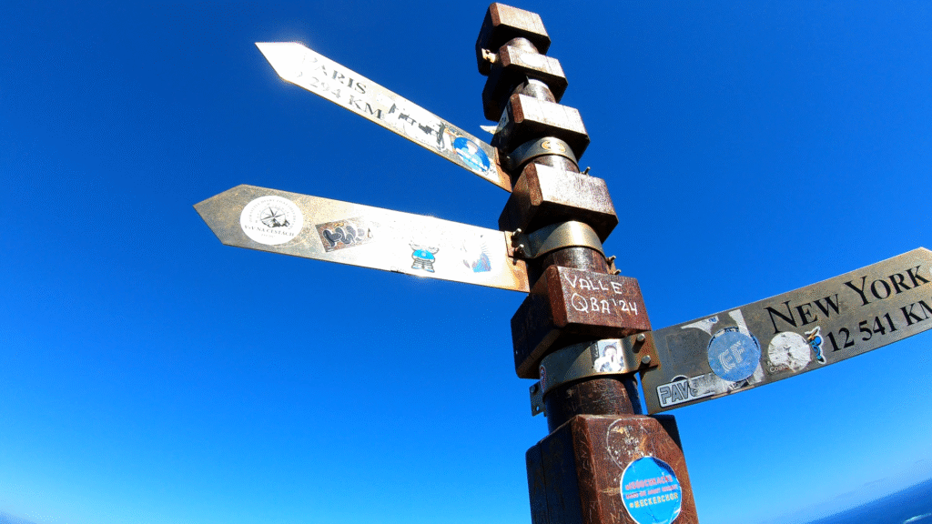 Cape of Good Hope Cape Point sign post direction