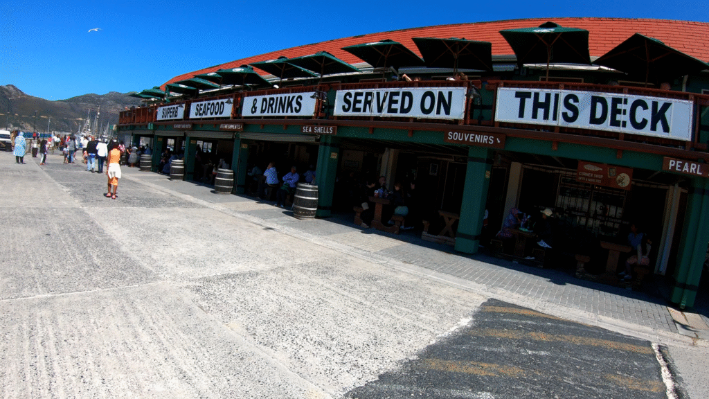 Mariners Wharf seafood restaurant at Hout Bay Cape Town